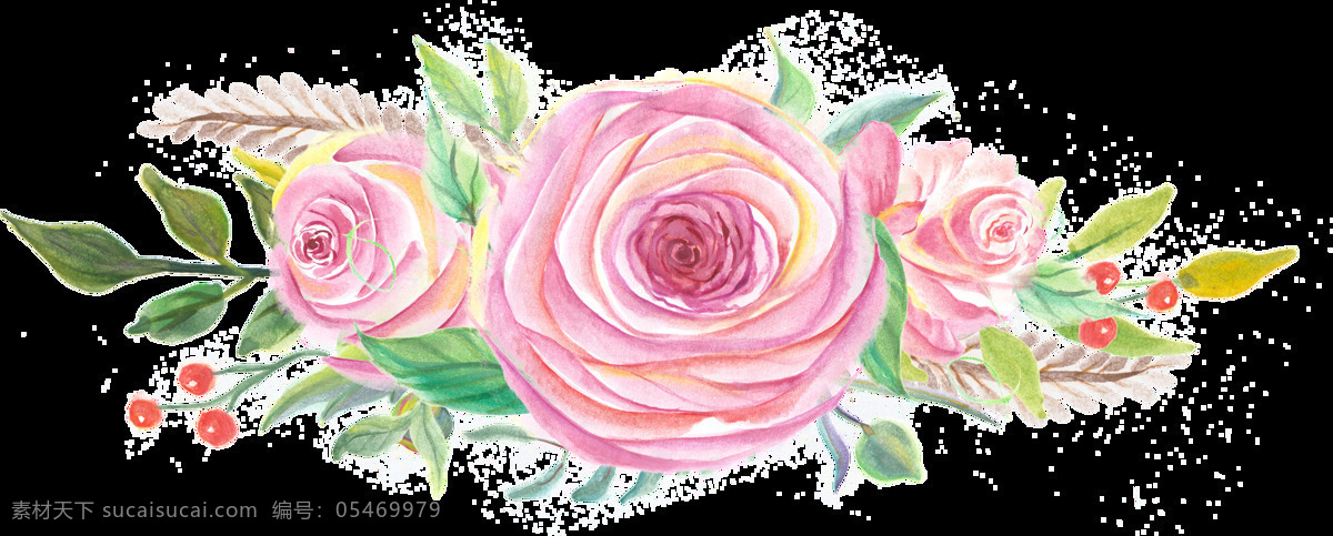 冰晶 粉 花 透明 装饰 粉色 花朵 免扣素材 透明素材 装饰图案