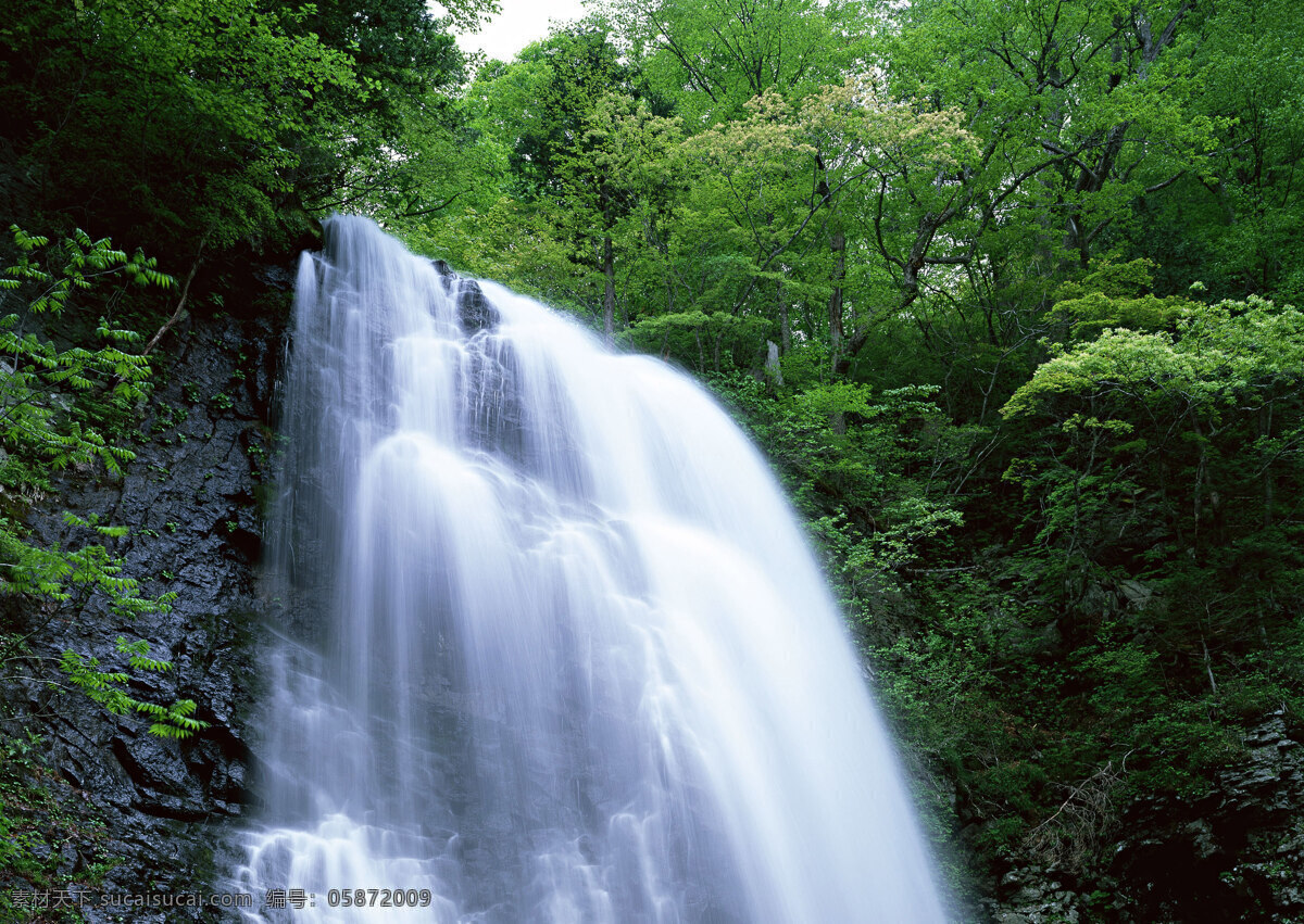 山水 瀑布 风景 绿林 自然风景 大自然 山水风景 自然景观