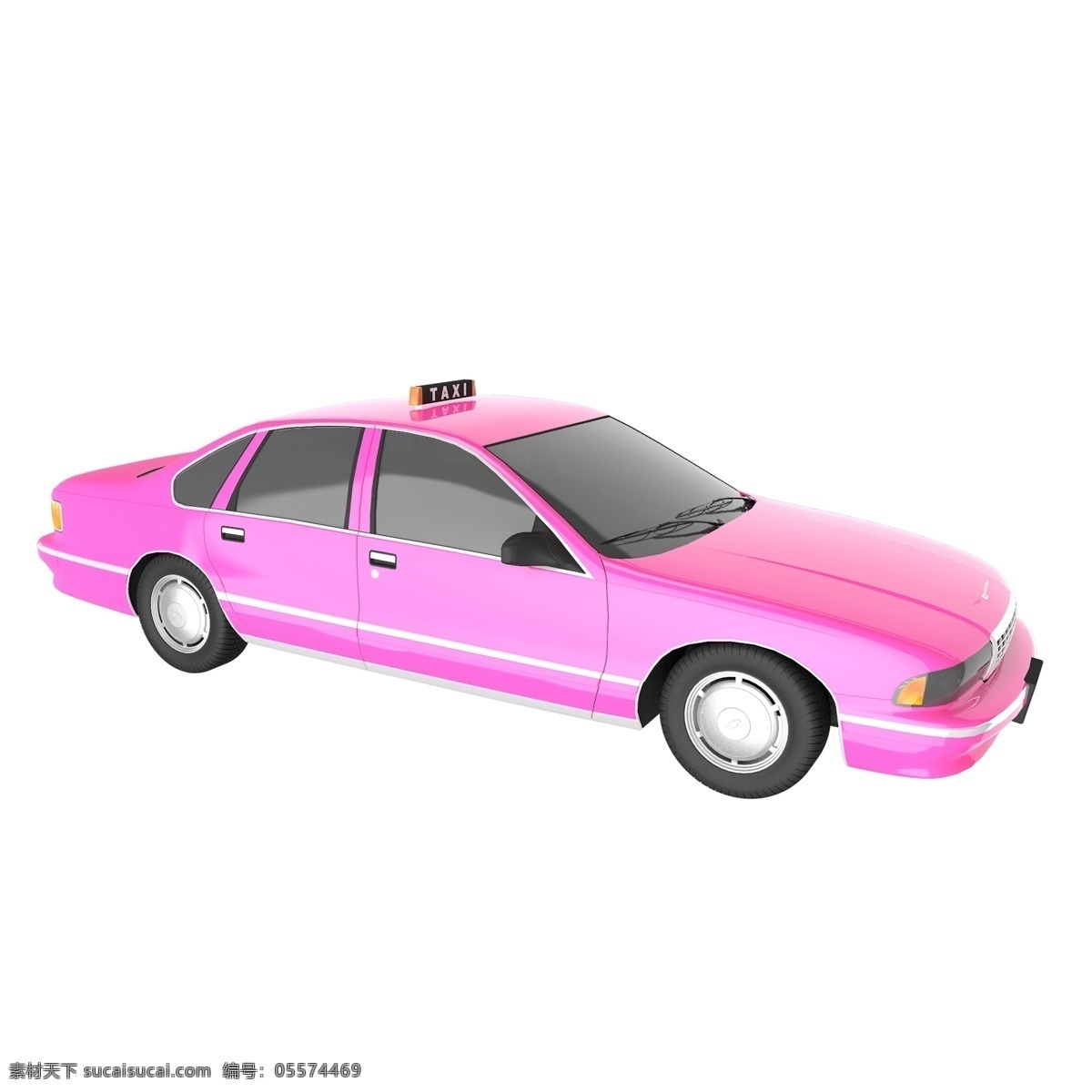 立体 粉色 出租车 计程车 立体计程车 粉色出租车 粉色计程车 交通工具 立体交通工具