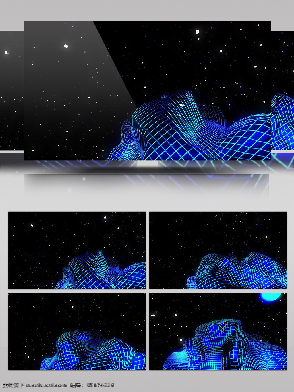 蓝色 网 那个 歌 视频 蓝色网格 幽蓝地图 光斑散射 视觉享受 手机壁纸 电脑屏幕保护 高清视频素材 3d视频素材 特效视频素材