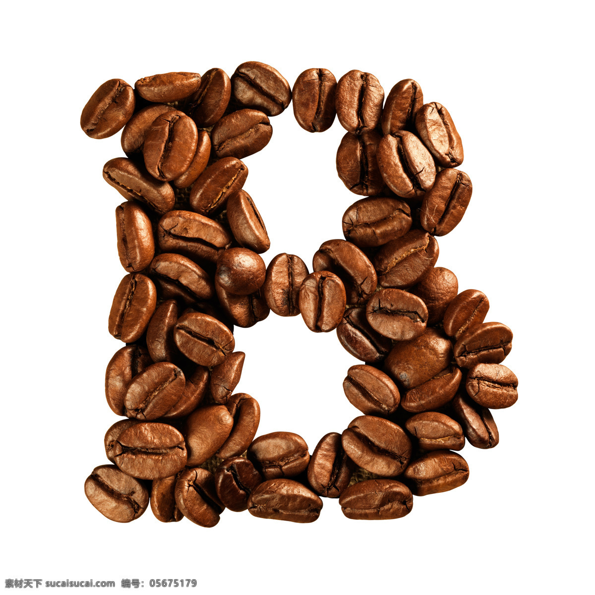 咖啡豆 组成 字母 b 咖啡 文字 艺术字体 书画文字 文化艺术 白色