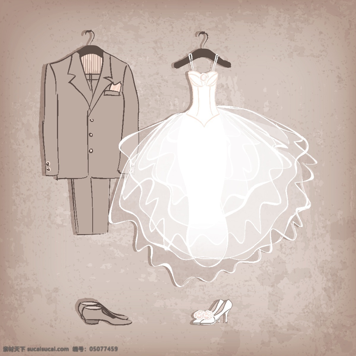 短式 婚礼 婚纱礼服 相关 矢量 男装 西装 装饰素材 创意设计 设计元素素材