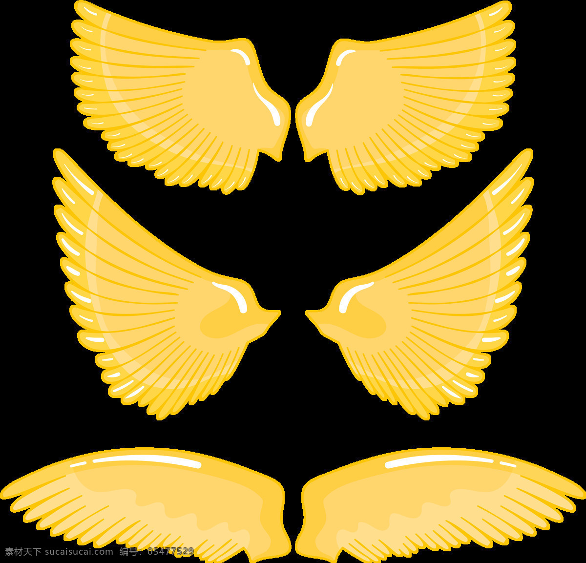 各种 形状 黄色 翅膀 免 抠 透明 图 层 黄色翅膀 手绘翅膀 翅膀元素 小 天使 卡通翅膀 翅膀图片素材 纹身图案 翅膀素材 手绘翅膀图片