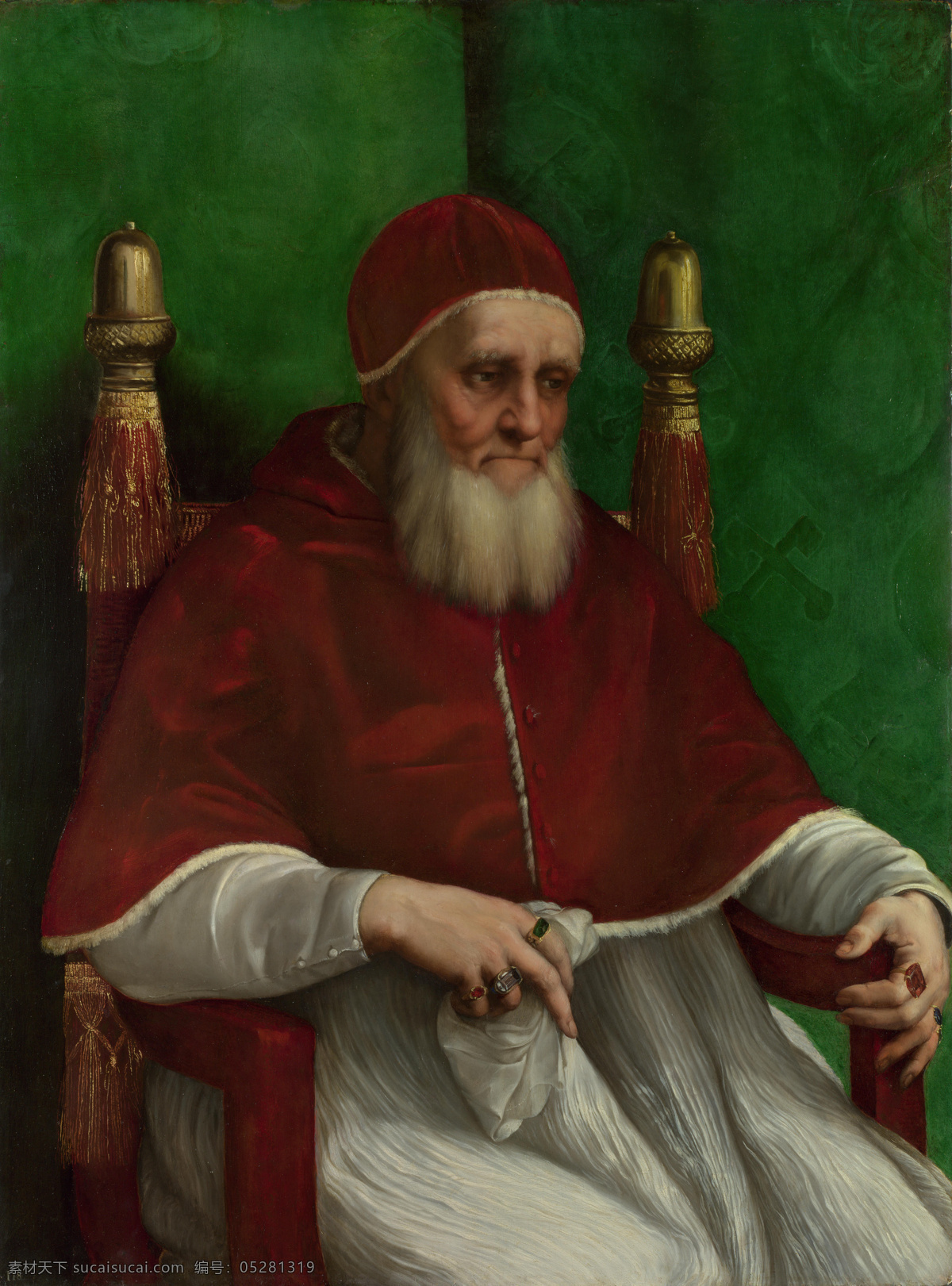 ii 意大利 画家 拉斐尔 raphael 古典 人物 油画 装饰画 julius pope of portrait 文艺复兴 古典主义 装饰素材