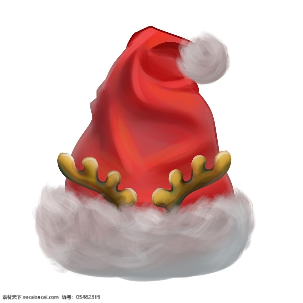 圣诞节 红色 麋鹿 角 帽子 节日 庆典 圣诞 圣诞帽子 麋鹿角