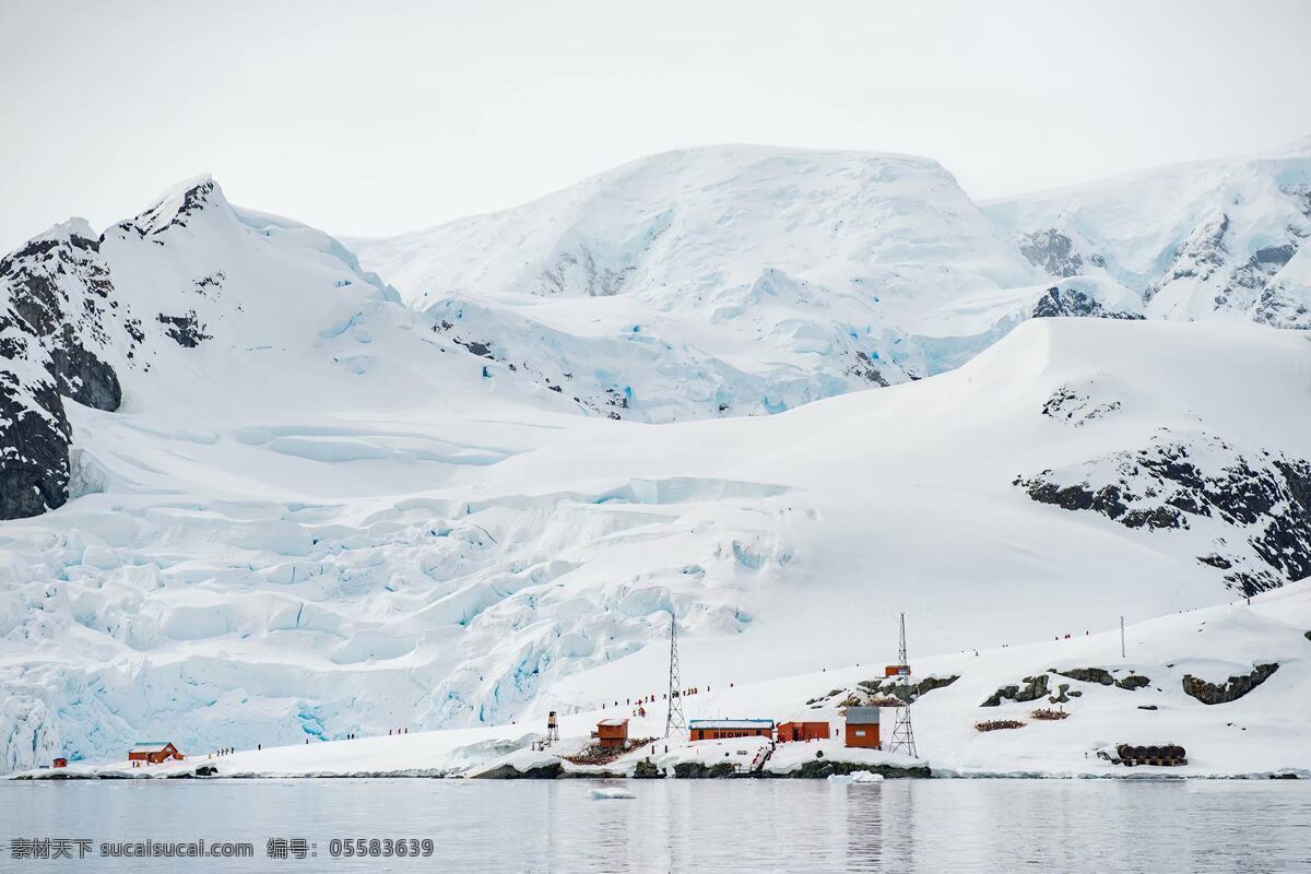 南极 中国 长城站 雪 雪景 风景 地球南端 旅游摄影 自然风景