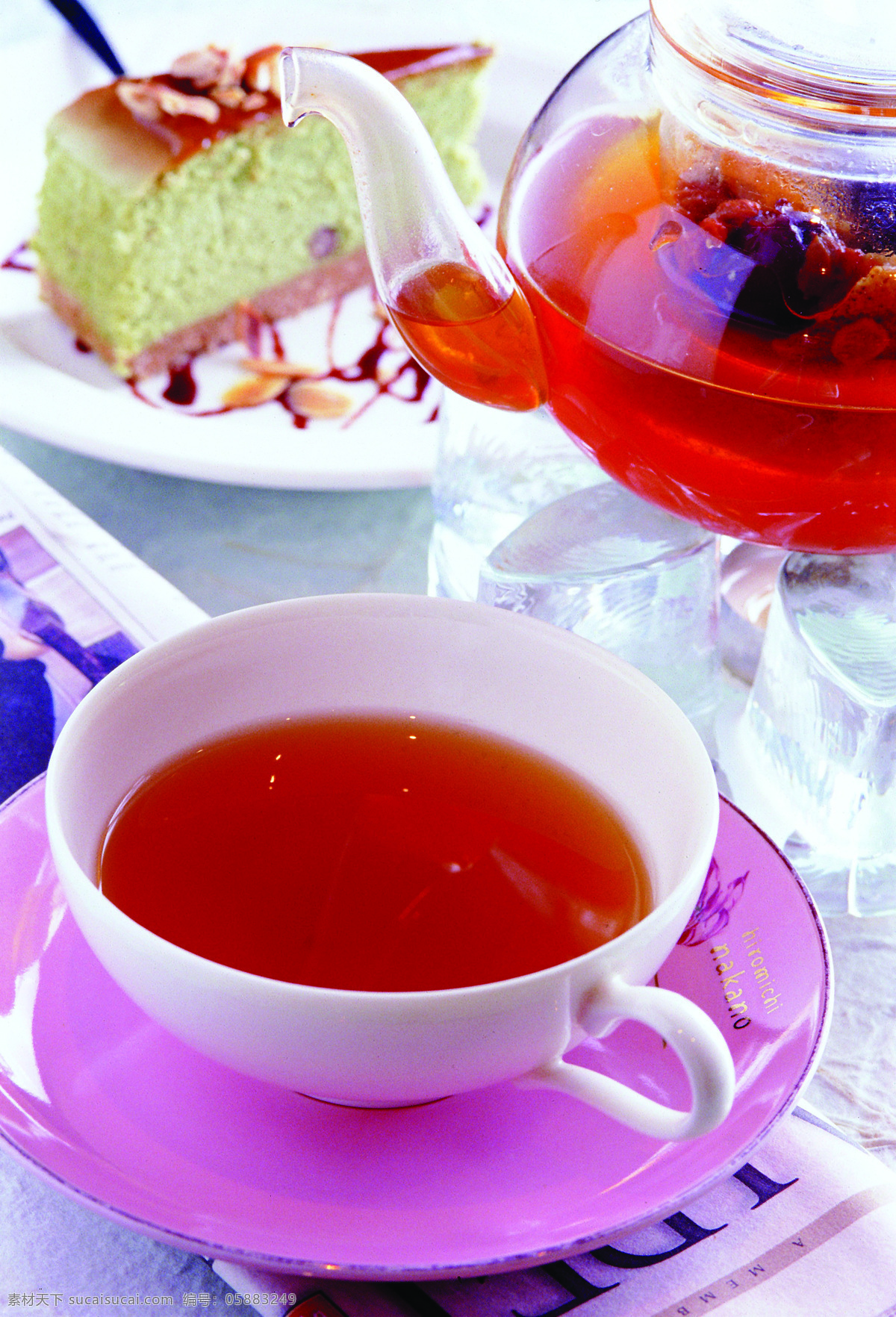 柠檬茶 甜点 餐饮美食图片 茶杯 设计图 生活百科 玻璃茶壶 风景 生活 旅游餐饮