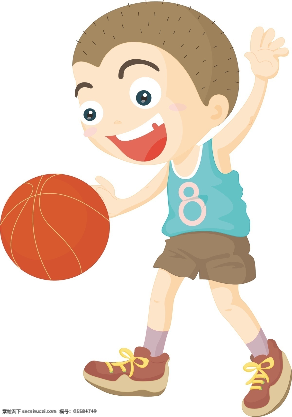 篮球运动插画 打篮球 锻炼 玩耍 卡通人物 篮球比赛 人物图库 儿童幼儿