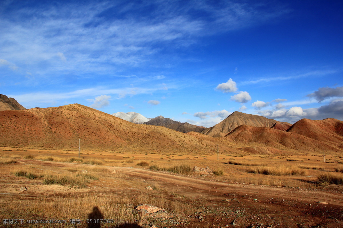 壮丽河山 山峰 天空 户外风景 远山 山水风景 西北高山 高山 甘肃 嘉峪关 高清 自然景观 风景名胜 蓝色