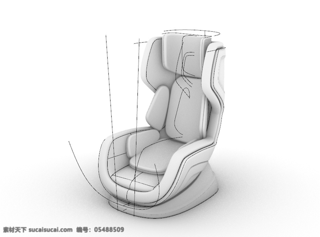 儿童安全 桌椅 模型 儿童安全座椅 犀牛模型 3d模型 安全座椅 rhino 3d设计 其他模型 3dm