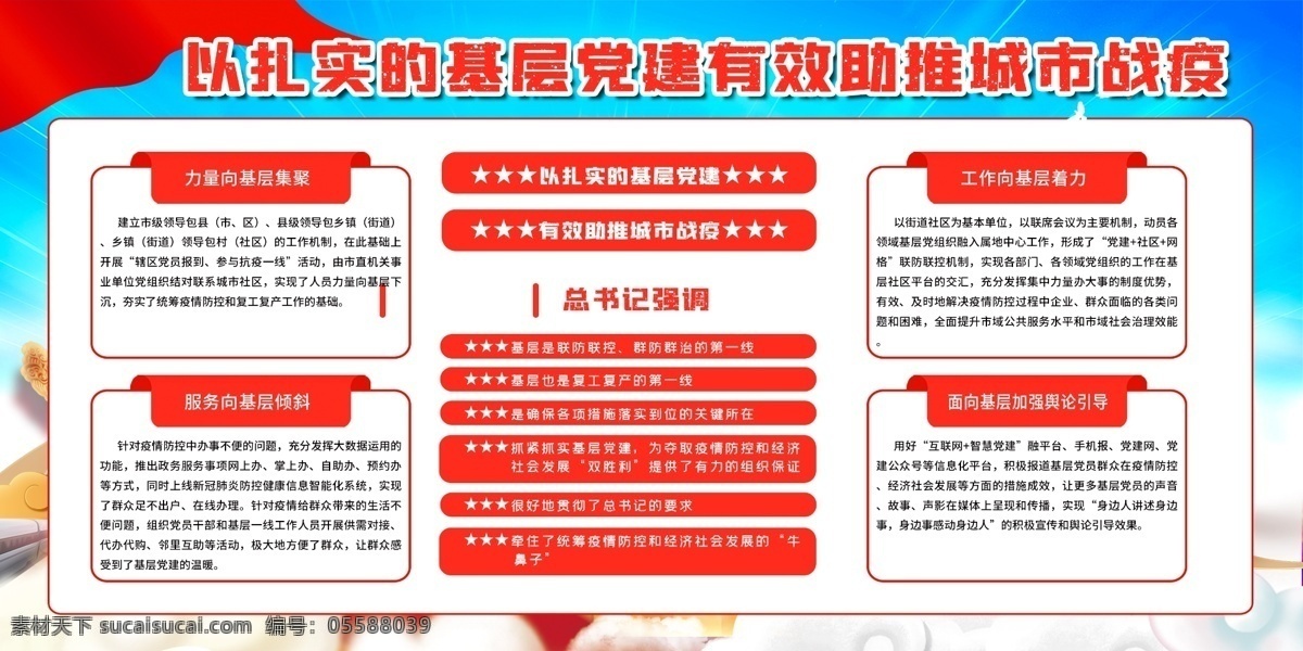 抗击疫情 防控具体要求 六个重要部署 总书记讲话 一图解读 全民战疫 抗疫情 总书记抗疫情 重要讲话 密集指挥 防控金句 疫情防控 新型 冠状病毒 感染 肺炎 疫情工作 重要指示 抓实抓细 战疫情党建 疫情党建展板