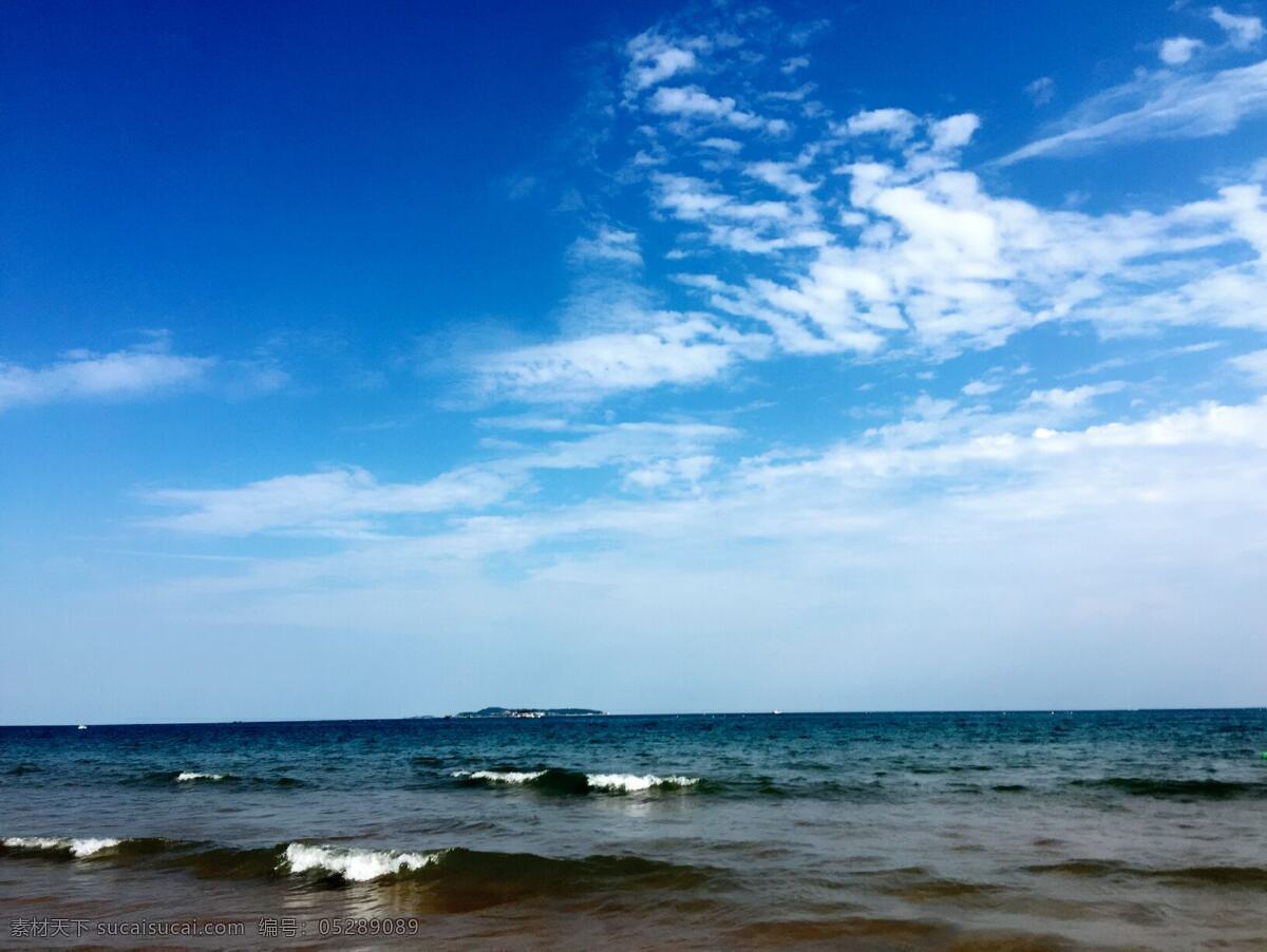 大海 蓝天白云 青岛海边 旅游 沙滩 海水 摄影风景 旅游摄影 国内旅游