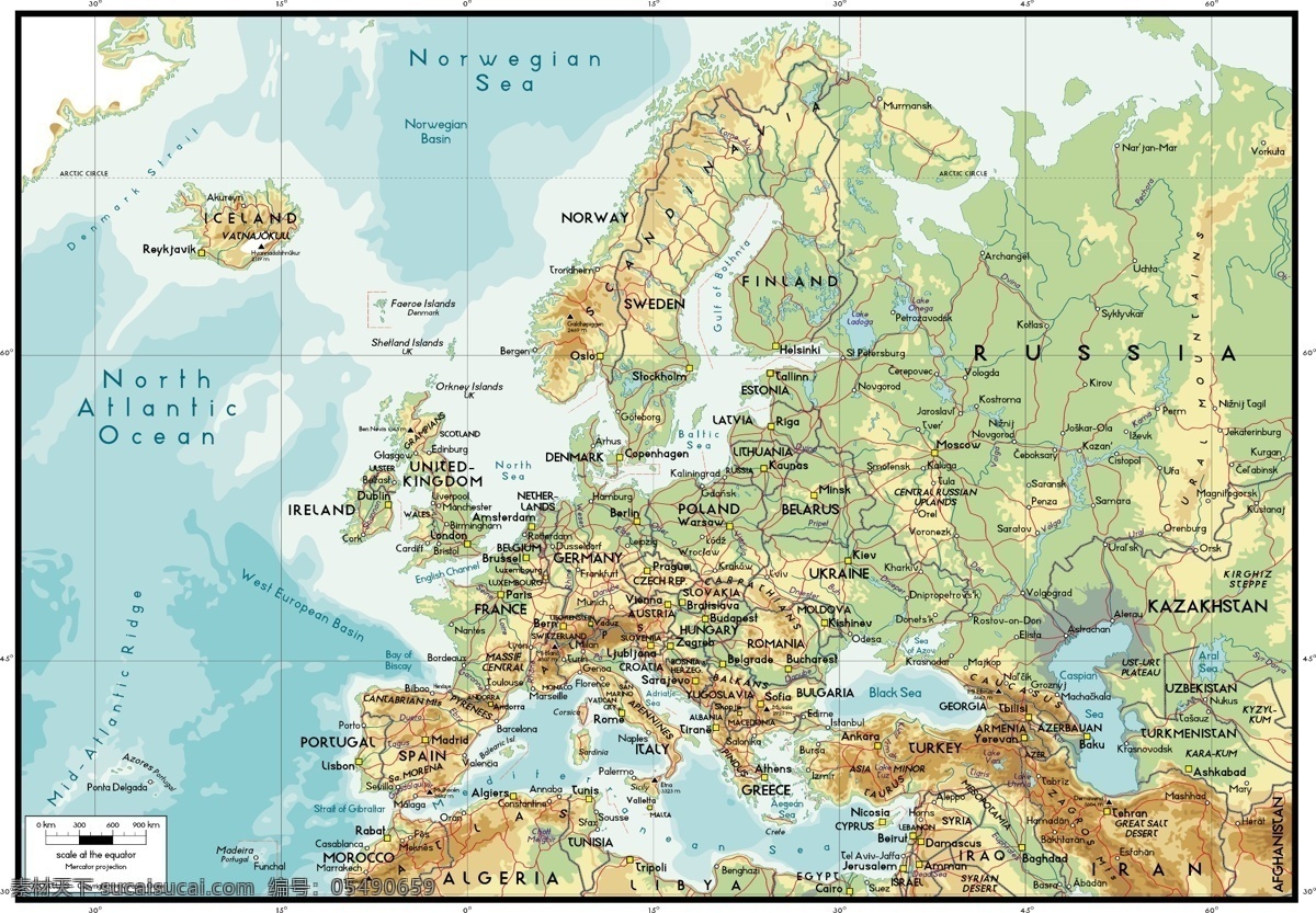 精美 矢量 世界地图 材料 欧洲 地图 欧洲地图 美丽的 世界的 矢量图 日常生活