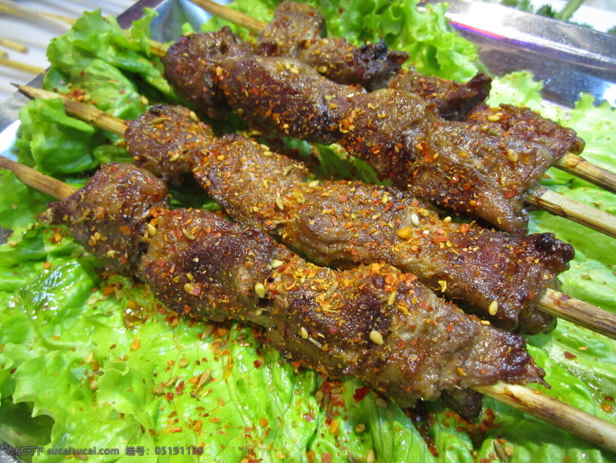 大块肉 大串 大骨 烤肉 烤串 传统美食 餐饮美食