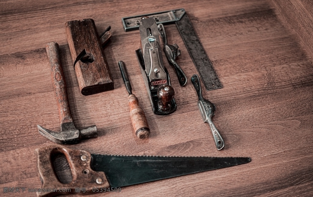 工匠工具 工具 工匠 木材 锯子 锤子 刻刀 刨子 高清 拍摄 摄影类 现代科技 工业生产
