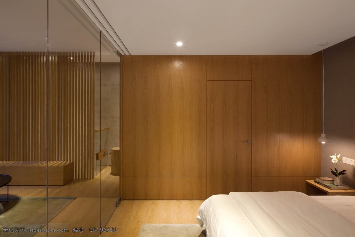 现代 简约 卧室 壁灯 室内装修 效果图 木地板 木制背景墙 卧室装修