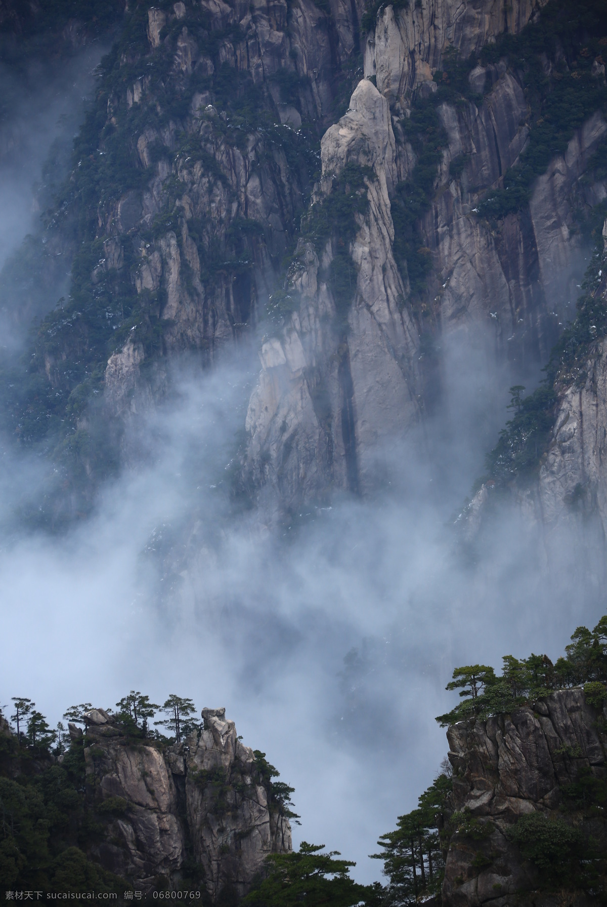 水墨天然 水墨画 云海 山间 山间云海 云雾 云里雾里 大山 自然景观 山水风景