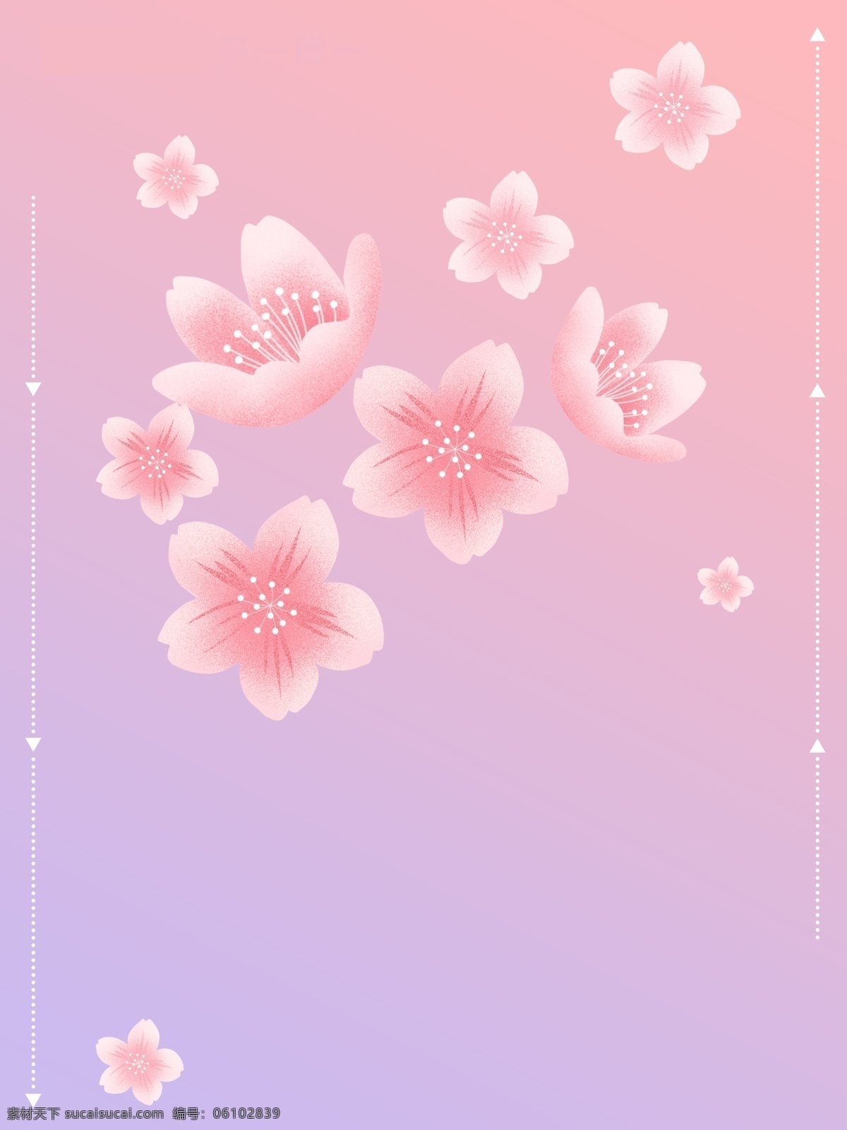 浪漫 樱花 广告 背景 广告背景 清新 花朵 粉色 少女心 花蕊