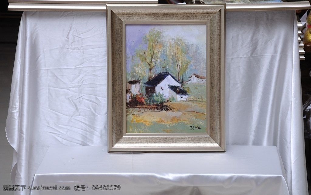 油画 相框画 欧式画 欧式油画 风景画 绘画 美术绘画 文化艺术