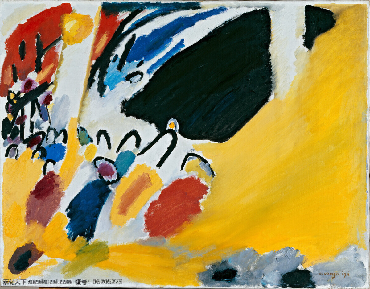 创意 色彩 抽象 油画 康丁斯基 绘画 彩色颜料 涂鸦 抽象画 抽象油画 抽象图案 装饰画 艺术画 几何线条 色块拼接 文化艺术 绘画书法