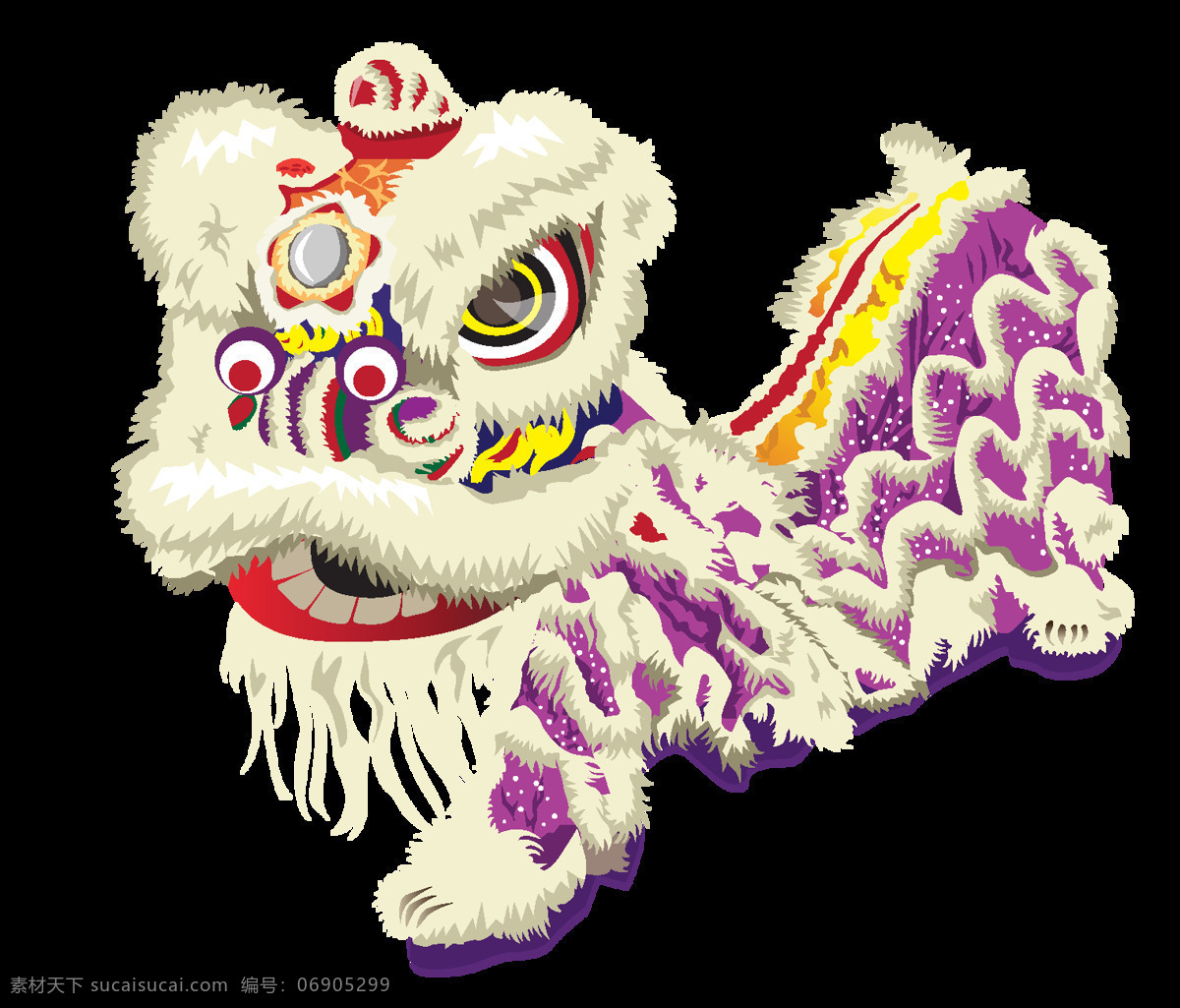 中国 传统 舞狮 元素 png元素 节日 免抠元素 狮子 透明素材 喜庆