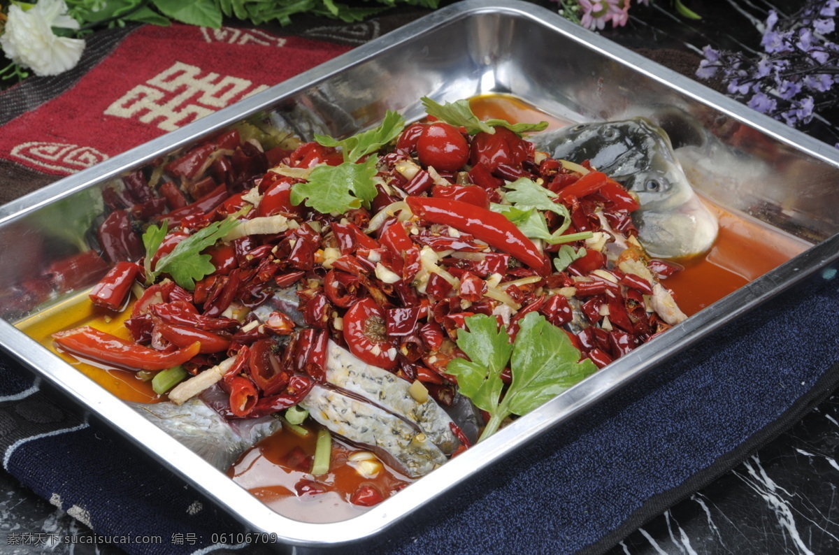 泡椒泼辣鱼 鱼类 深水鱼 海鲜类 招牌海鲜 水产菜品 菜 餐饮美食 传统美食