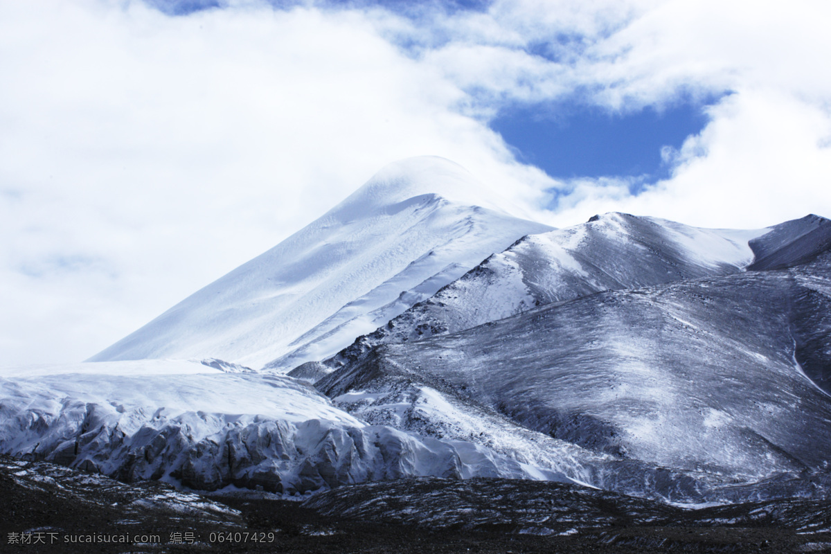 玉珠峰 雪山 登山 高山 山顶 天空 蓝天 自然风景 自然景观