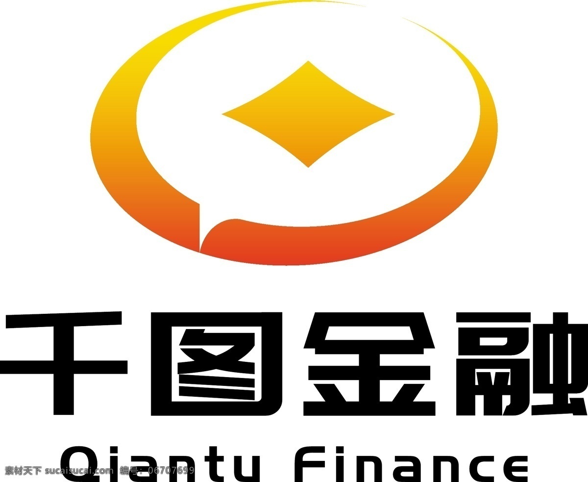 千 图 金融 logo 行业 矢量 铜钱 标志