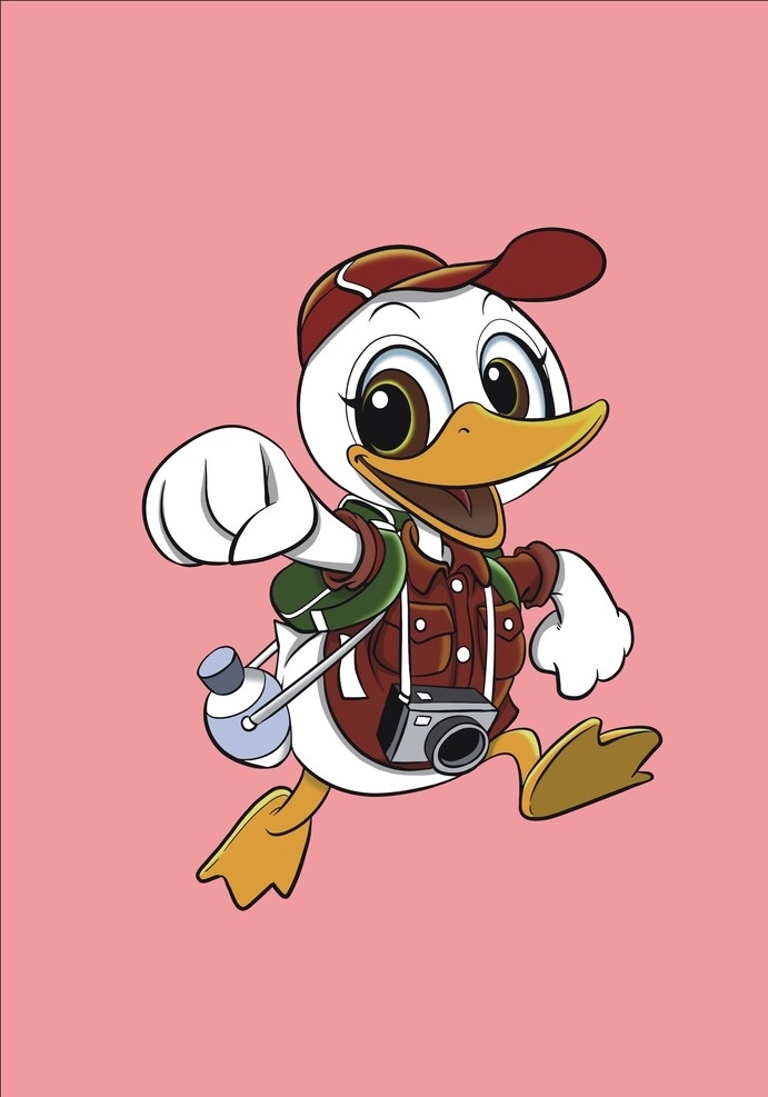 卡通鸭子 大白鸭 小鸭子 鸭子 动物卡通 服装印花 儿童印花 动漫人物 儿童图集 卡通设计