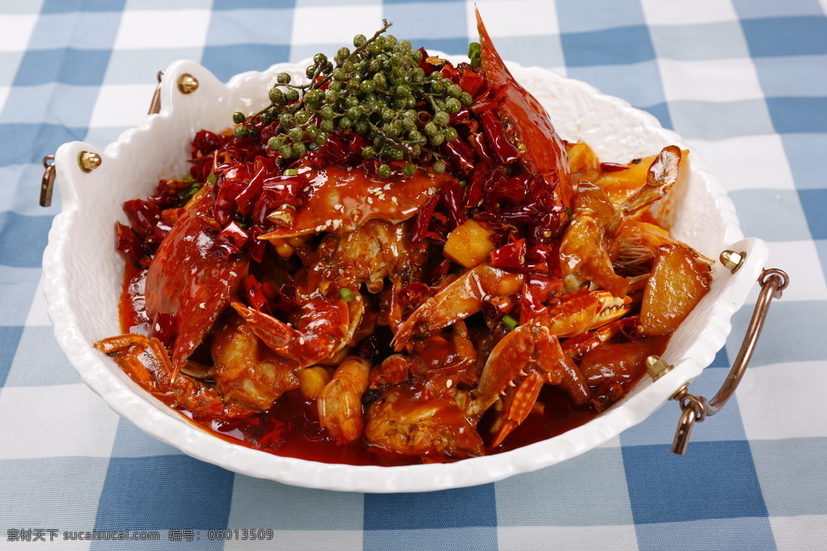 香辣肉蟹煲 蟹肉 蟹肉煲 麻辣 螃蟹 特色菜 招牌菜 美食 海鲜 花椒 餐饮美食 传统美食