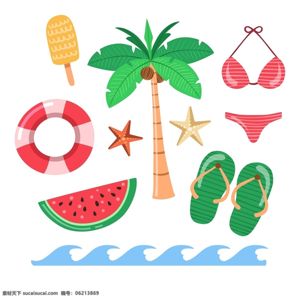夏日元素图片 夏日元素 手绘元素 清凉元素 酷爽夏日 玩具 沙滩元素 旅游元素 度假元素 度假图案 旅游图标 夏日图标 卡通元素