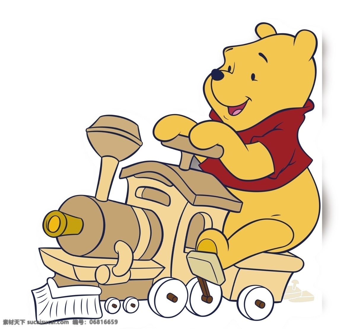 熊图片 熊 大熊 开车 卡通车 黄色熊