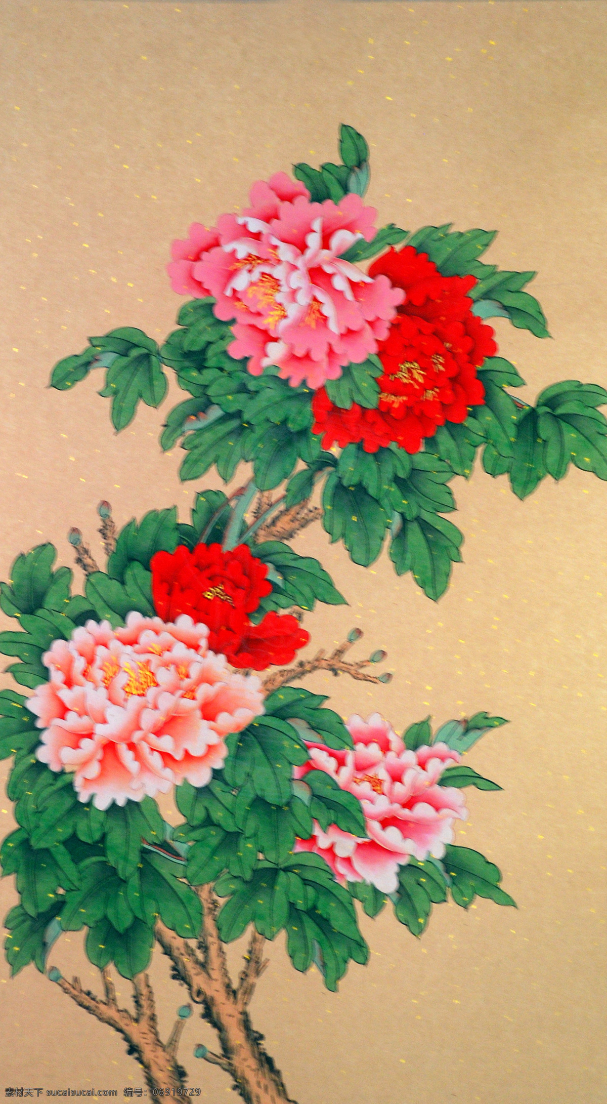 牡丹 画家 工笔 牡丹花 花 工笔画 文化艺术 绘画书法 设计图库 美术绘画 摄影图库