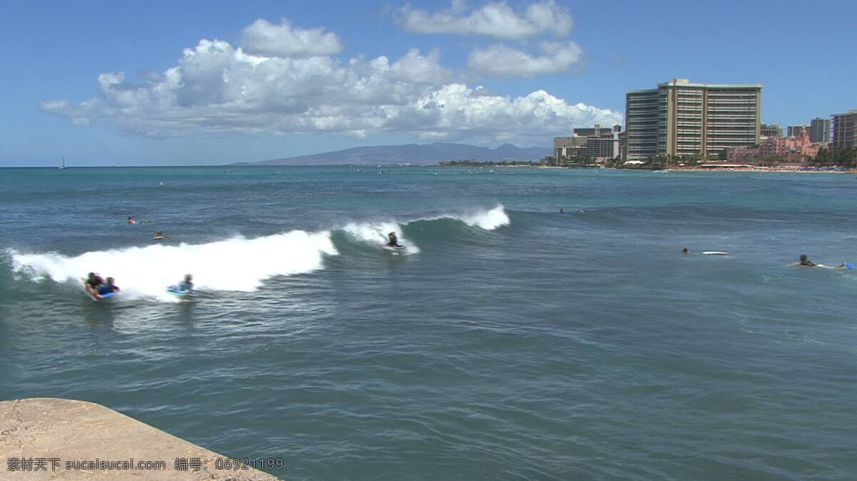 威 基 冲浪者 股票 录像 宾馆 冲浪 度假村 海岸 海滩 海洋 建筑 酒店 碰撞 夏威夷 威基基 波 水 岸线 骑 打破 视频 其他视频