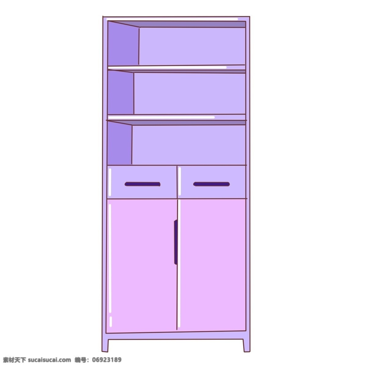 漂亮 紫色 柜子 插画 家具 紫色家具 小衣柜 紫色衣柜 抽屉 叠放区 漂亮的柜子 紫色柜子插画