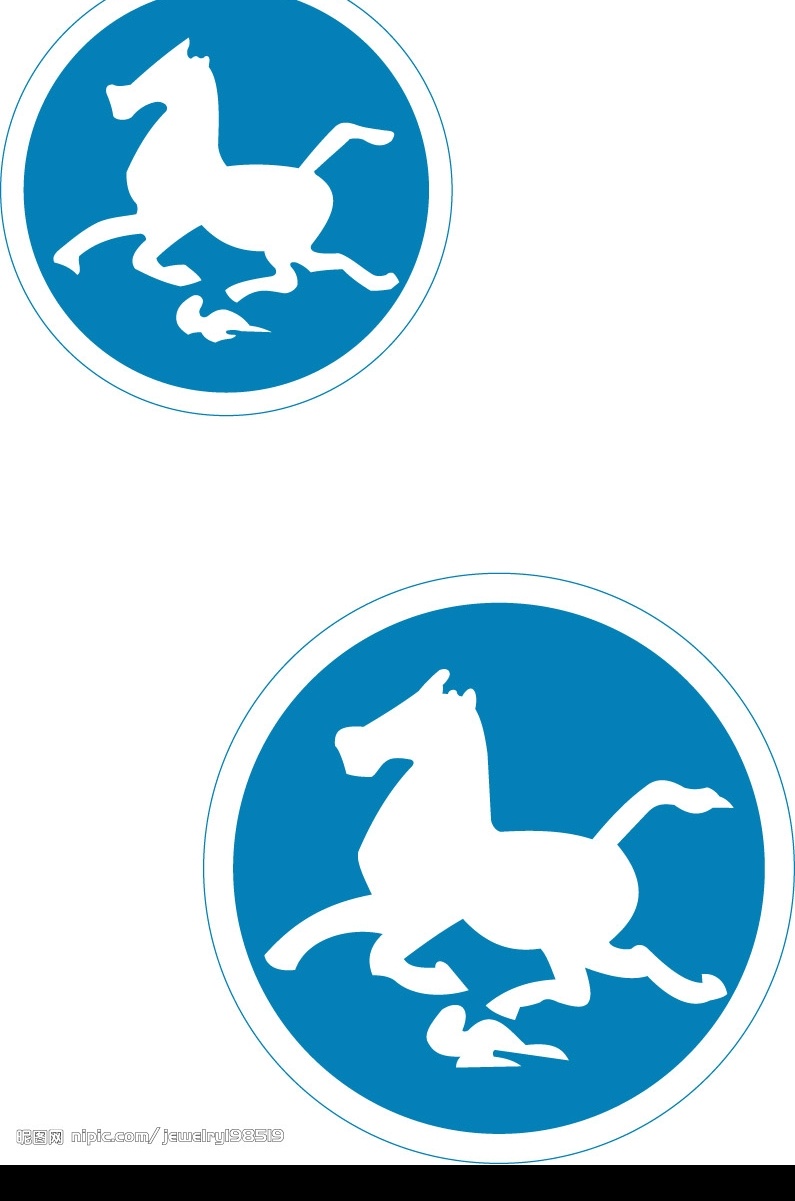 马踏飞燕 旅游标志 标识标志图标 企业 logo 标志 矢量图库