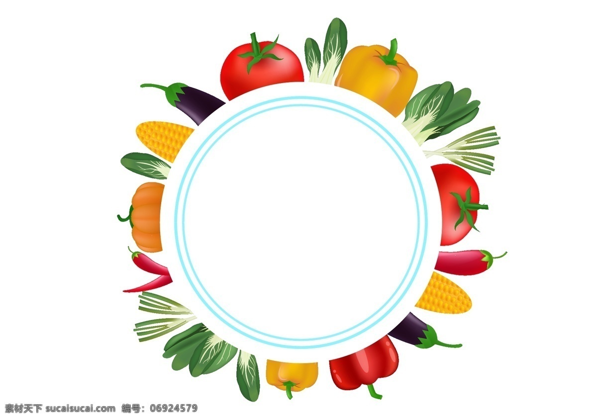 食 材 蔬菜 手绘 插画 食材 元素 底纹边框 背景底纹
