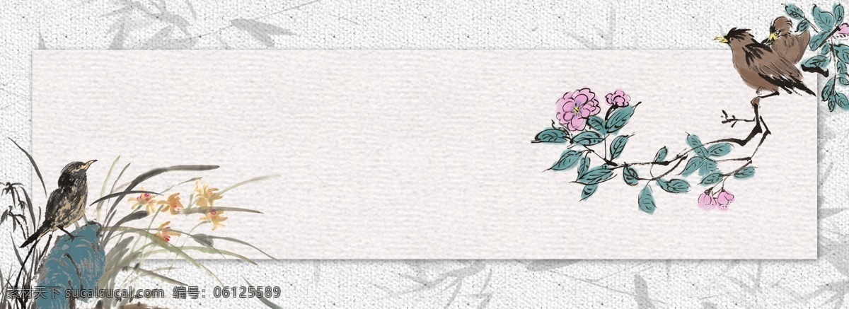 中国 风 水墨画 古典 写真 海报 背景 模板 中国风 古典元素 国画 水墨 古典写真 海报背景 花鸟 花卉