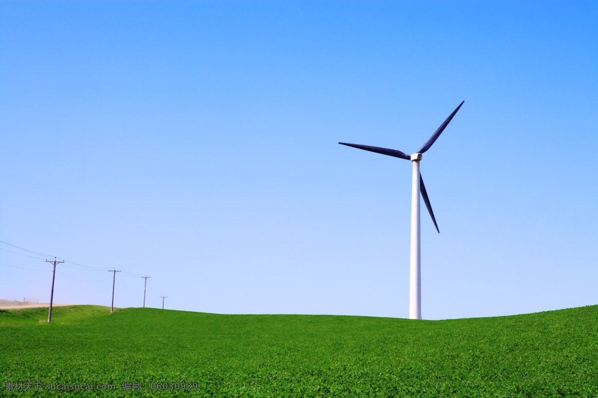 风力 发电 工业生产 风力电站 风车 节能环保 现代科技