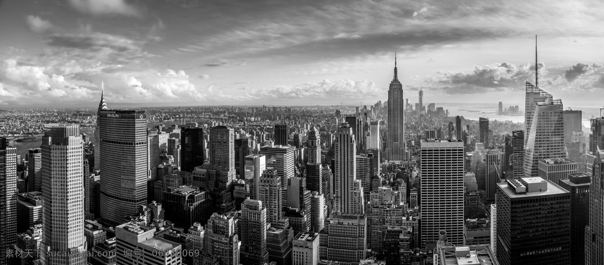 纽约黑白照片 帝国大厦 鸟瞰 纽约风景 摩天大楼 高楼大厦 美丽城市风景 城市风光 城市景色 繁华都市 环境家居 灰色