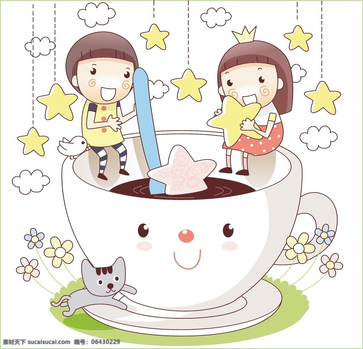 最新 韩国 矢量 卡通 儿童矢量图 风景cdr 矢量卡通图 矢量情侣图 矢量图免费