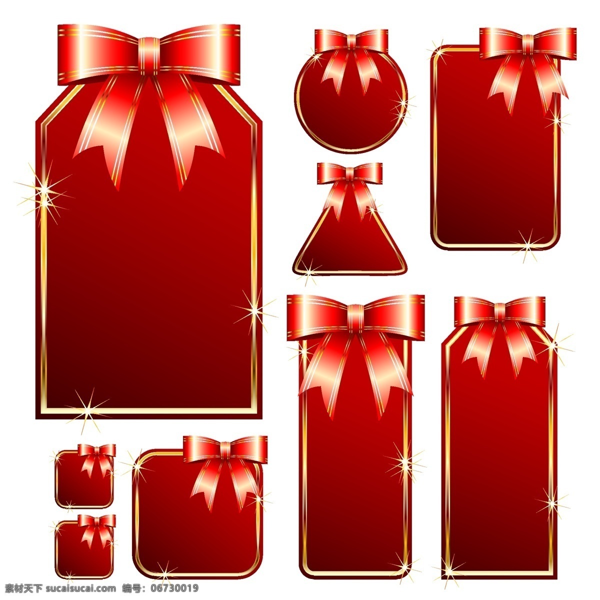 红色 礼品 卡 矢量 材料 高光 高贵 弓 贺卡 金边 卡片 礼物 胸甲 红色的 矢量图 其他节日