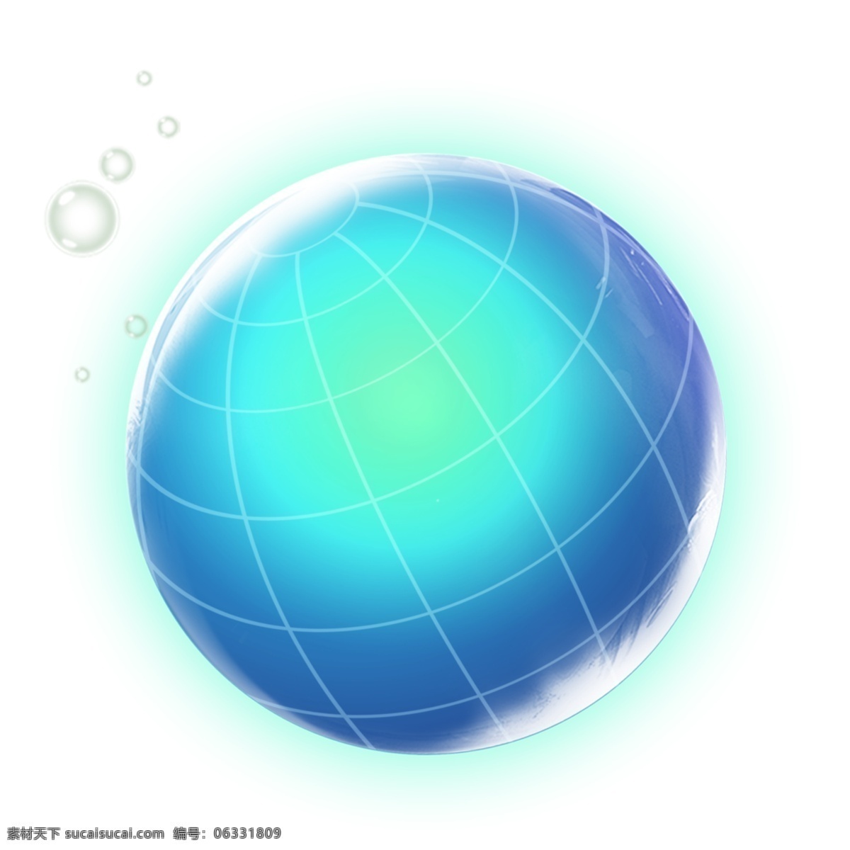 蓝色 科技 炫彩 动感 球 旋转 psd分层 地球 光效 图标 几何 广告创意 设计免抠