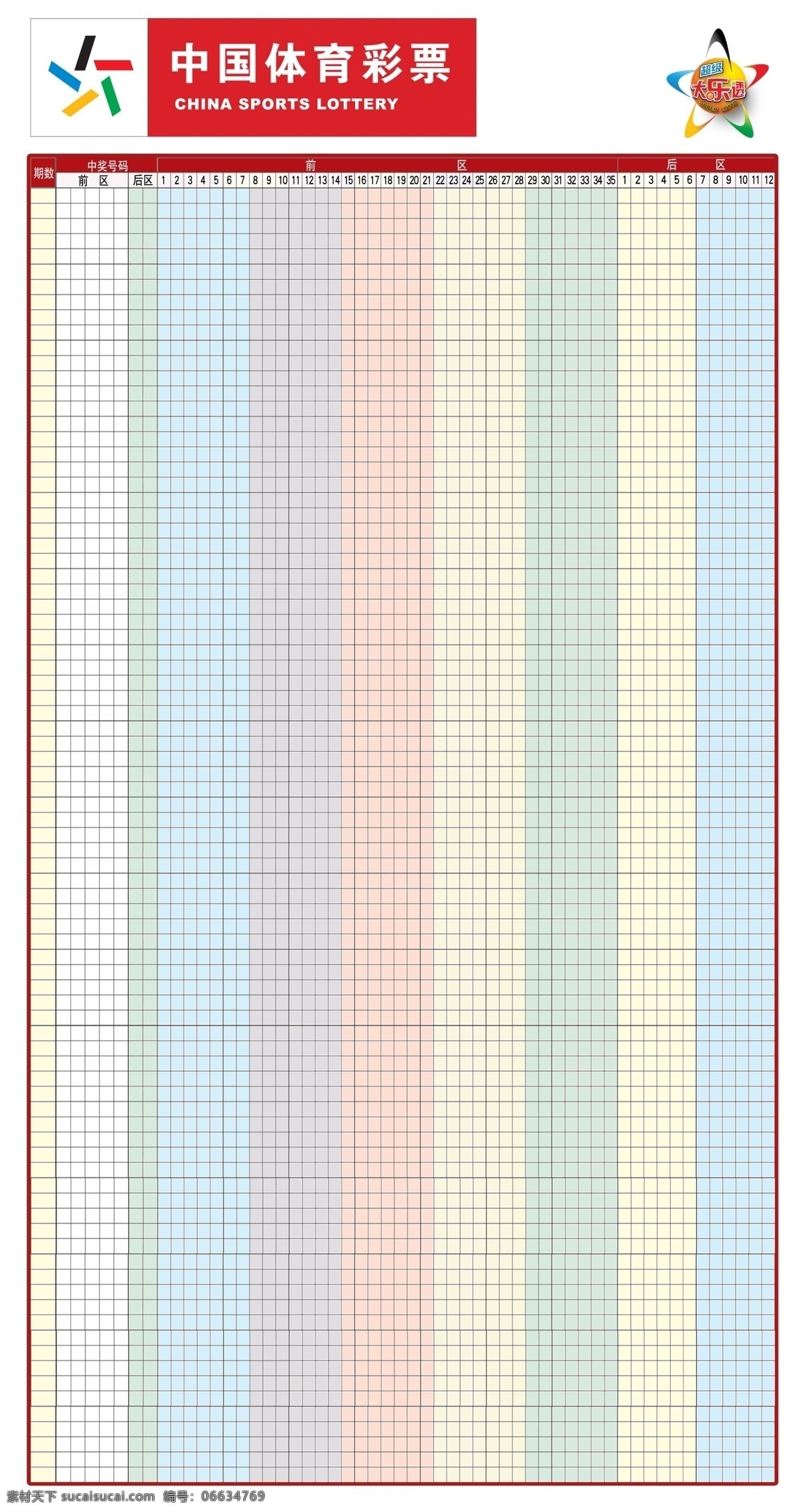 体彩 超级 大乐 透 走势图 超级大乐透 江苏 年 新 标准 分层 源文件
