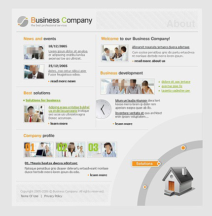 出色 企业 公司 网站 模板 企业网站 设计页面 网站设计 网页素材 网页模板