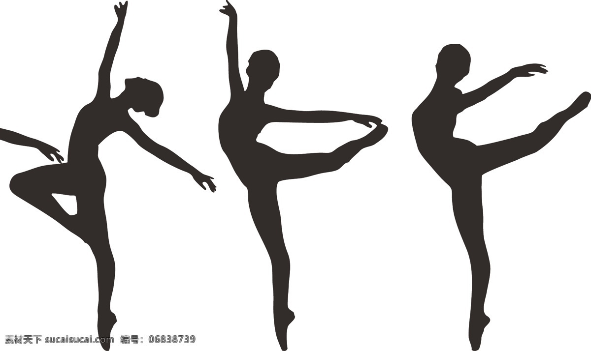 芭蕾舞女 芭蕾 舞蹈 跳舞 矢量 美女 剪影 女人 矢量素材 其他矢量