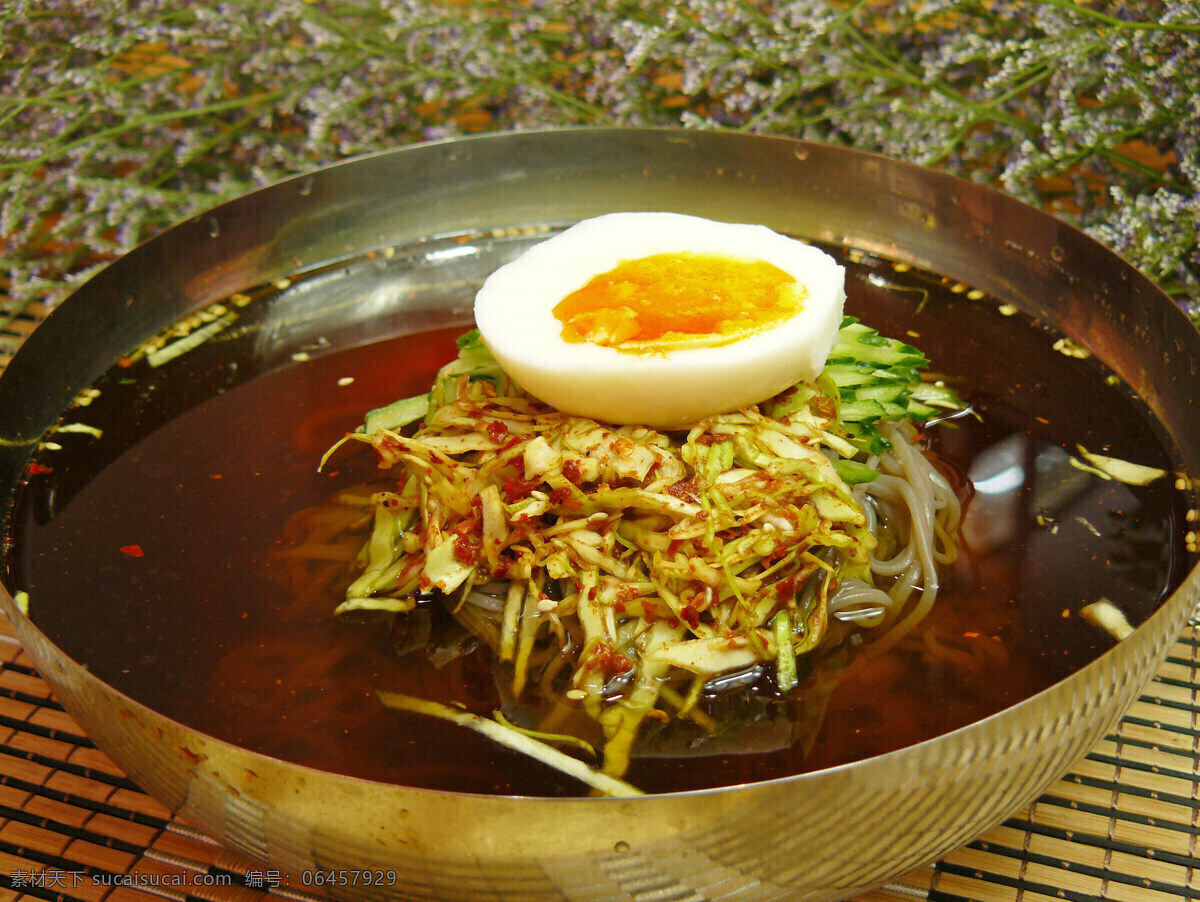 韩国荞麦冷面 冷面 餐饮美食 摄影图库