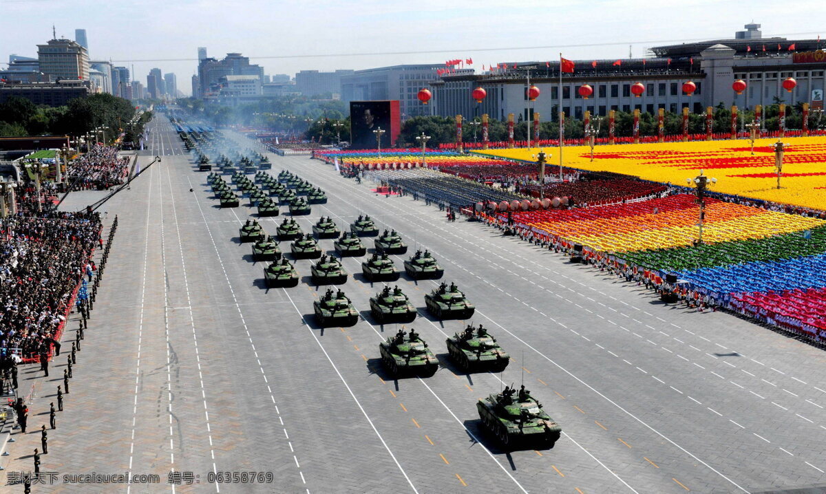 阅兵 国庆 坦克 天安门 长安街 60周年 60周年阅兵 军事武器 现代科技