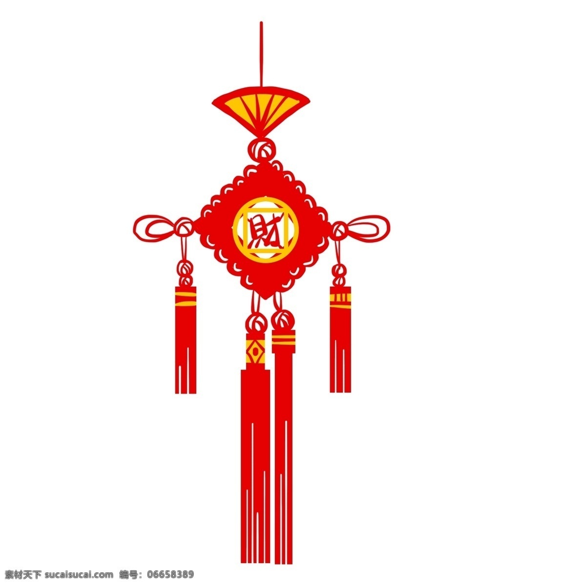 新年 红色 中国结 挂饰 过节 节日 春节 红色中国结 恭喜发财 财运 卡通 红色喜庆 中国风挂件