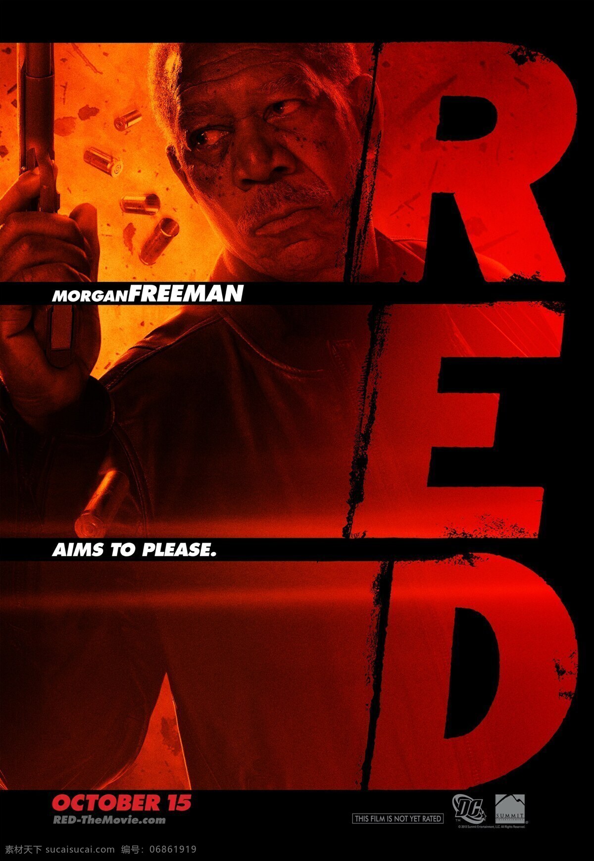 电影 文化艺术 red 海报 赤焰战场 布鲁斯威利斯 摩根弗里曼 海伦米伦 影视娱乐 电影海报